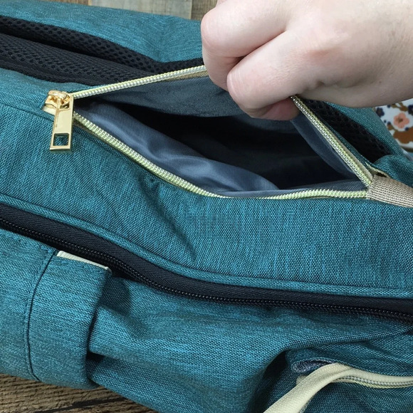 Zounich Blue Multifunctional Baby Diaper Bed Bag Travel‎ Backpack - Picture 10 of 16